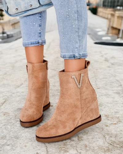 Royalfashion Nerias Bottes à talons pour femmes