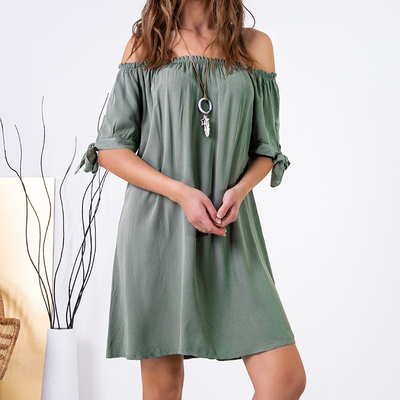 Mini robe femme vert foncé A'la Spanish - Vêtements