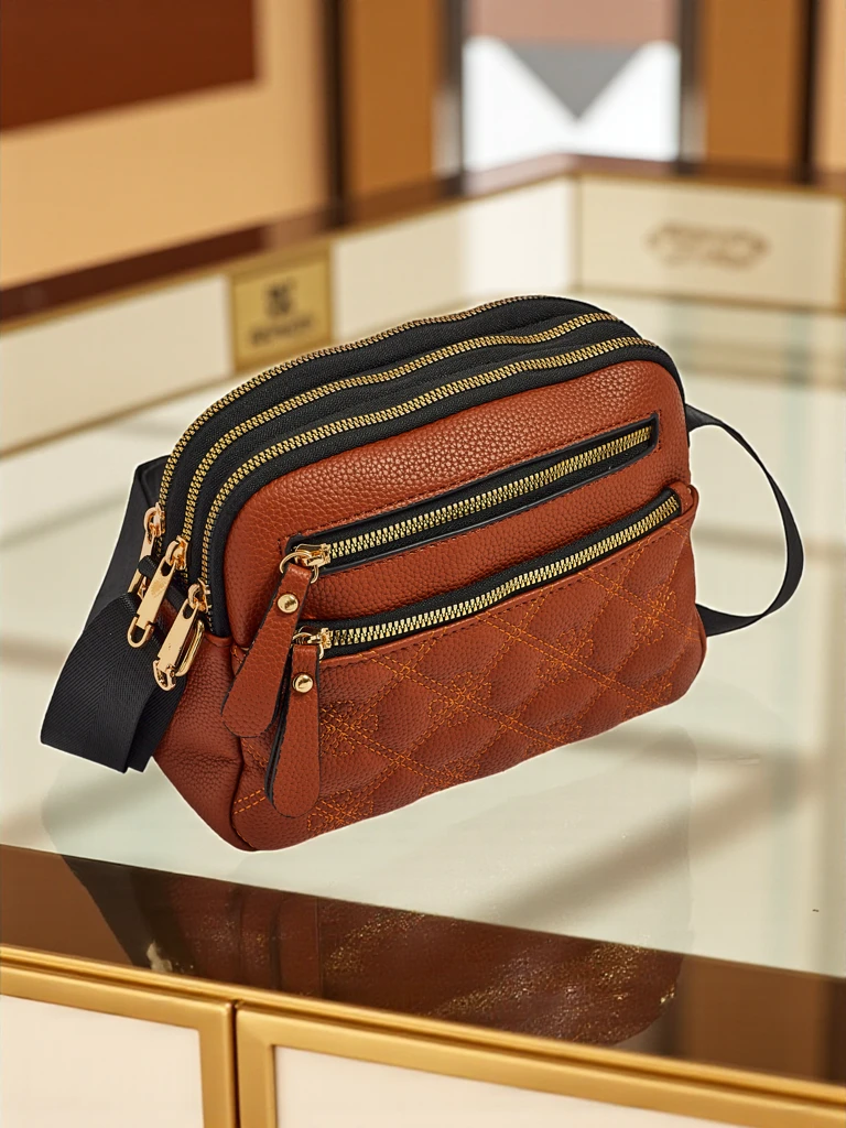 Petit sac à main pour femme en cuir écologique Ebony Glow