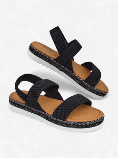Sandales Royalfashion pour femmes avec une semelle décorative Zindas
