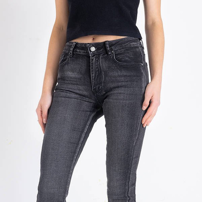 Pantalon skinny femme gris foncé - Vêtements
