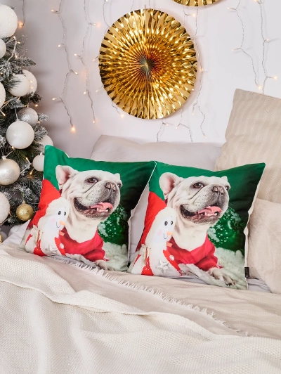 Royalfashion Taie d'oreiller décorative de Noël