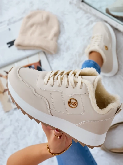 Royalfashion Baskets chauffantes pour femme avec fourrure Casot