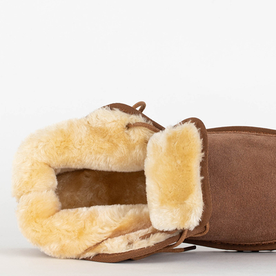 Bottes de neige homme Gavin camel - chaussures