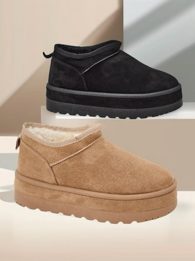 Royalfashion Bottes de neige courtes pour femmes a'la Biovve