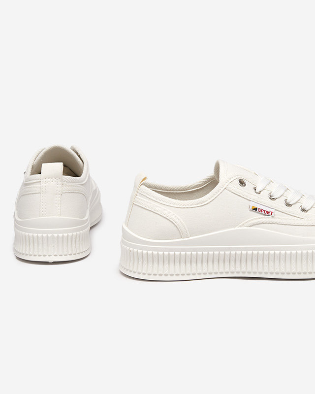 OUTLET Baskets blanches pour femmes Scola-Shoes