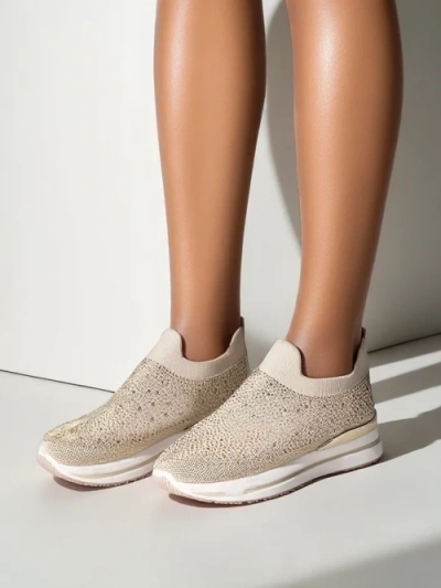 Chaussures de sport en tissu slip-on pour femmes Royalfashion Terrifa
