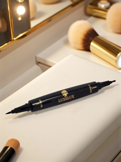 Luxelux Eyeliner et crayon à sourcils 2en1