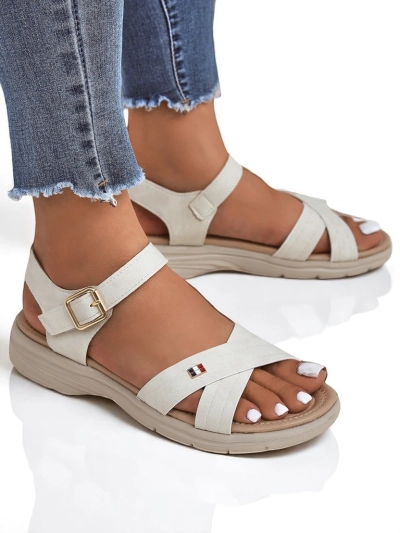 Royalfashion Sandales plates pour femmes Nirras