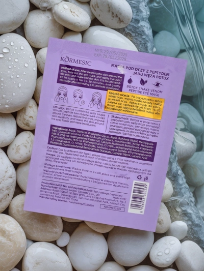 Kormesic Venustas Eye Mask – Masque Yeux Gel au Peptide de Venin de Serpent