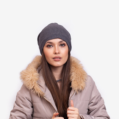 Bonnet isotherme femme bleu marine à étoiles - Accessoires