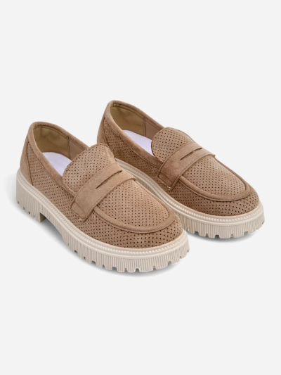 Royalfashion Mocassins en éco-suède pour femmes Dunes