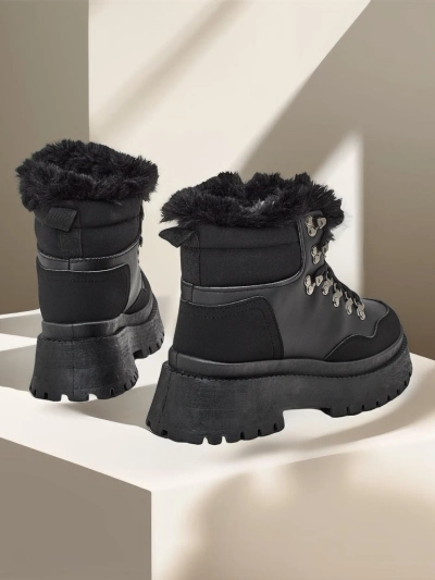 Bottes de neige à lacets pour femmes Royalfashion Qiroz
