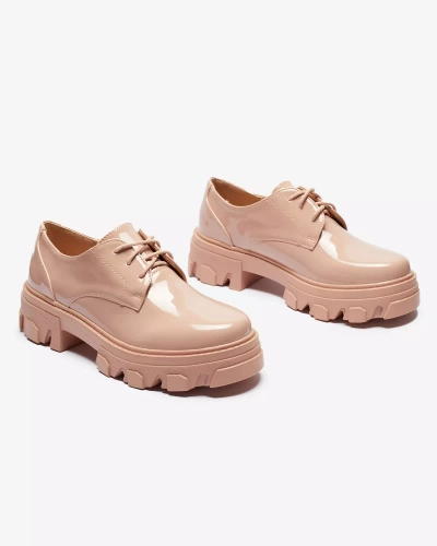 Demi-pointes laquées roses pour femme Delgor- Footwear
