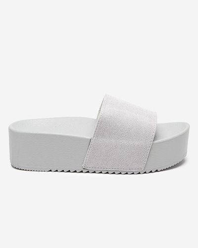 Sandales grises pour femmes sur une plateforme haute Patti - Footwear