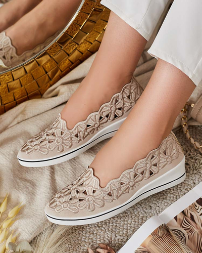 Royalfashion Demi-pointes à talon bas pour femme Dellio