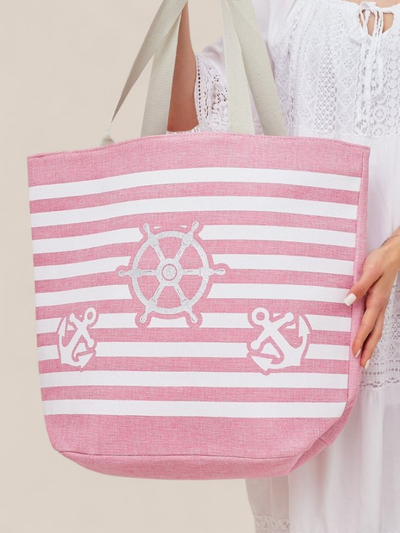 Royalfashion Sac en tissu rayé Sea