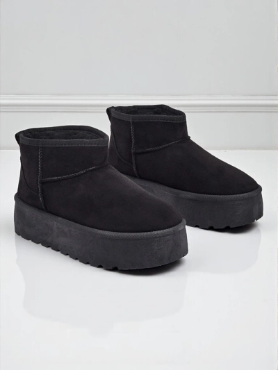 Bottes courtes de type bottes de neige pour femmes Memi