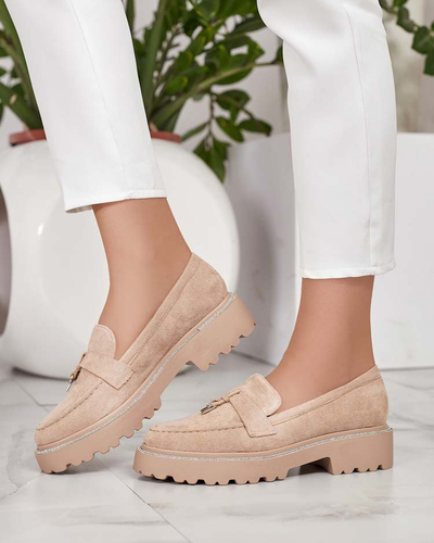 Royalfashion Mocassins pour femme avec zircons Ali
