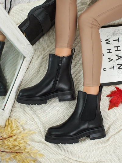 Bottines pour femmes en cuir écologique Solmira