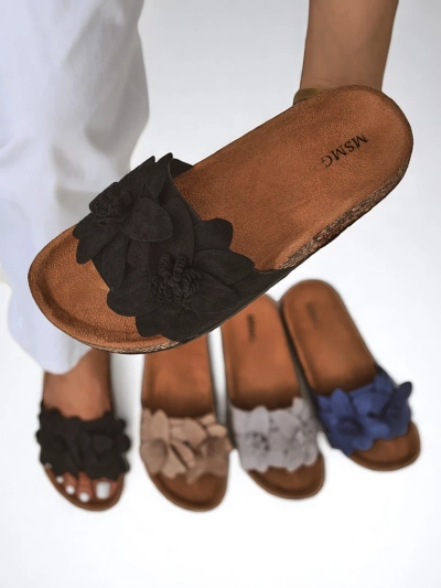 Sandales pour femmes Royalfashion avec fleurs Foules