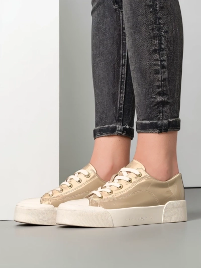 Royalfashion Baskets Sportives Femme Golddelle