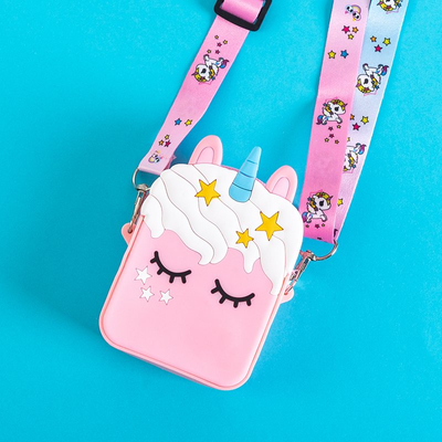 Sac Licorne rose clair avec une licorne - Sacs à main