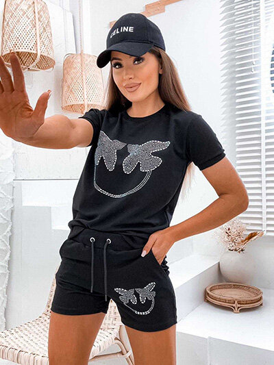 Royalfashion Ensemble sweat-shirt pour femme