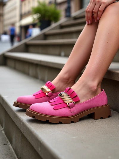 Mocassins en éco-suède Royalfashion pour femmes Mare Nostrum