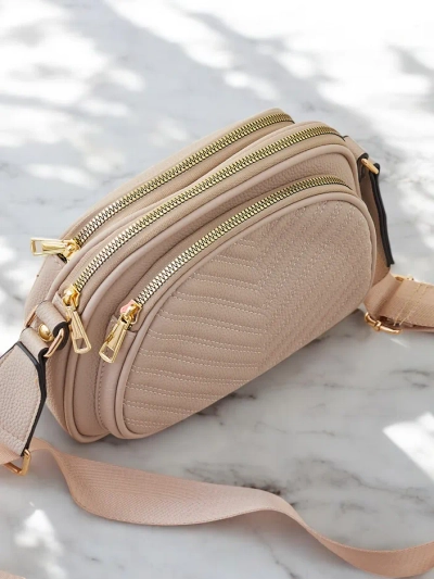 Royalfashion Petit sac à main demi-rond en éco-cuir pour femmes