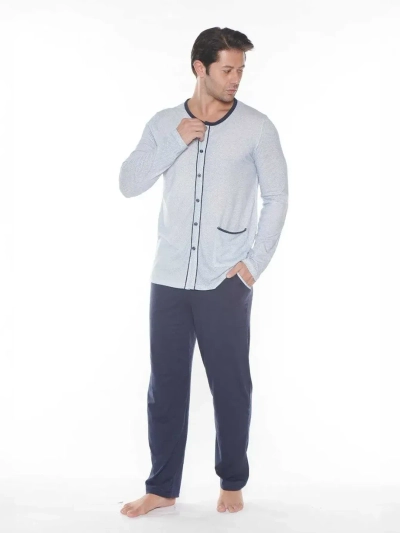 Pyjama en coton pour hommes de Royalfashion avec impression