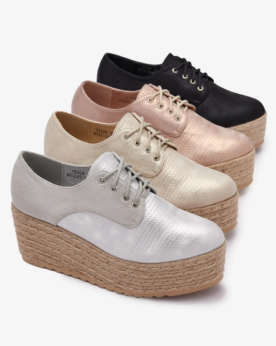 OUTLET Royalfashion Or Caidoo demi-chaussures femme à talon