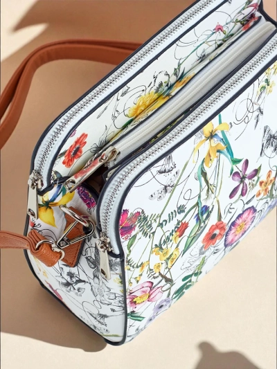 Royalfashion Petit sac à main pour femme en cuir écologique Florentia