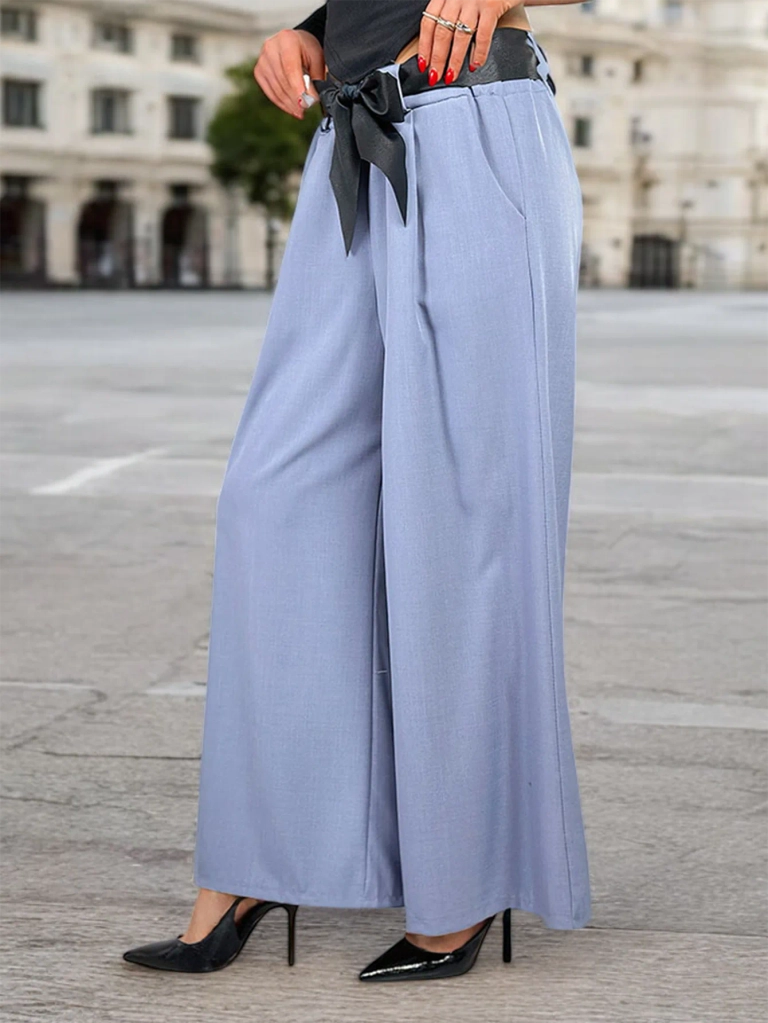 Royalfashion Pantalon large pour femme