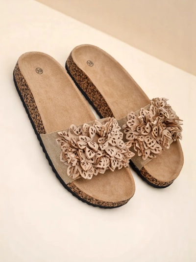 Royalfashion sandales pour femmes à fleurs Occes