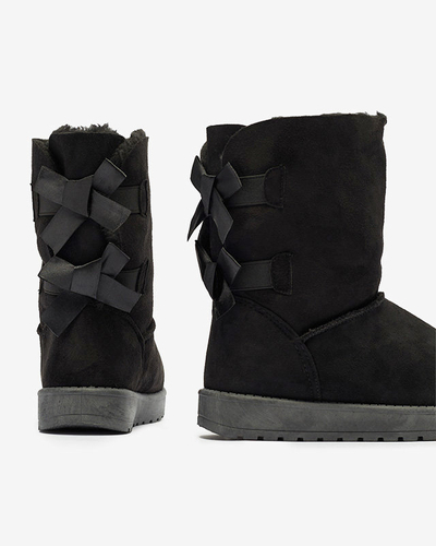 Bottines Stella en cuir écologique suédé à talon plat
