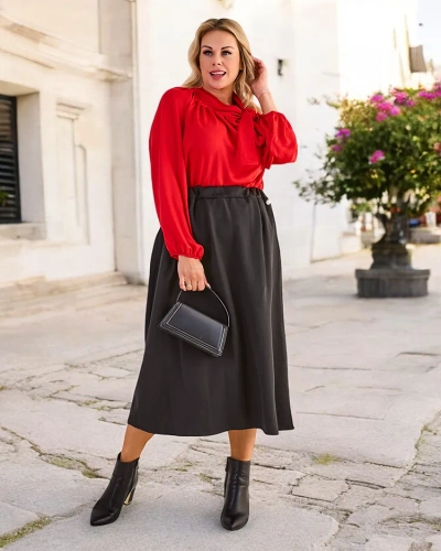 Jupe midi pour femme Royalfashion