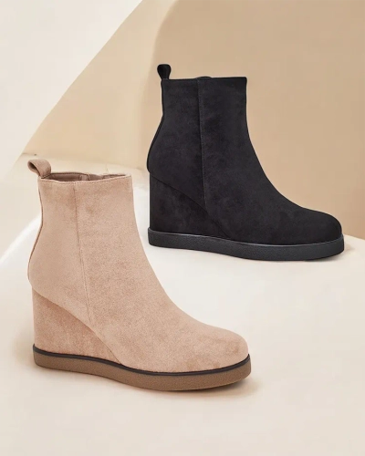 Bottines à talons compensés pour femmes Royalfashion Sierra