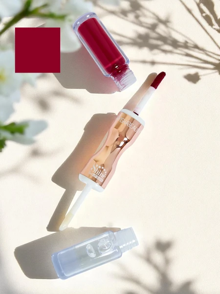 Rouge à lèvres et gloss transparent 2-en-1 Ruby Woo