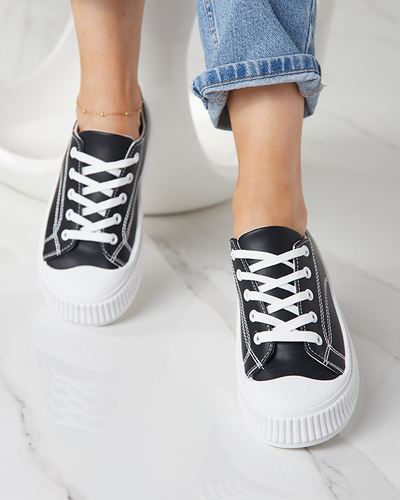 OUTLET Chaussures de sport femme noires, baskets Kerisso - Footwear