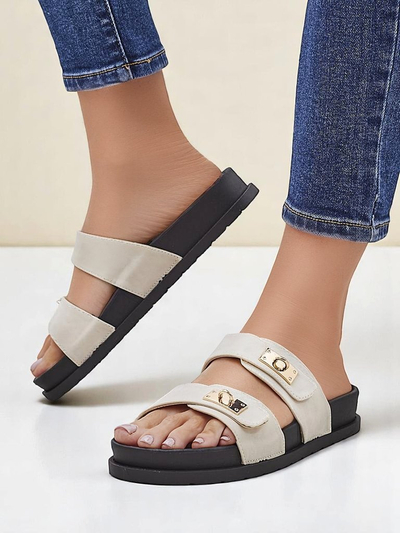 Sandales pour femmes Royalfashion avec boucles décoratives Costes