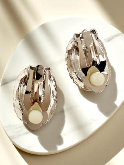 Royalfashion Boucles d'oreilles à clip pour femme avec zirconium cubique