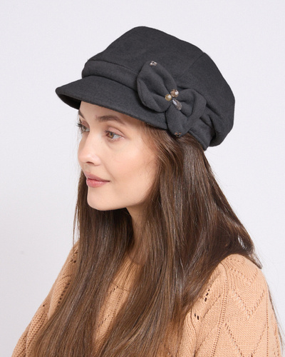 Beret pour femme Royalfashion avec nœud