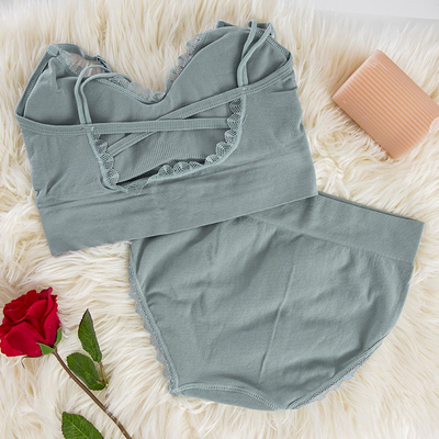 Ensemble de lingerie bleu femme - Sous-vêtements