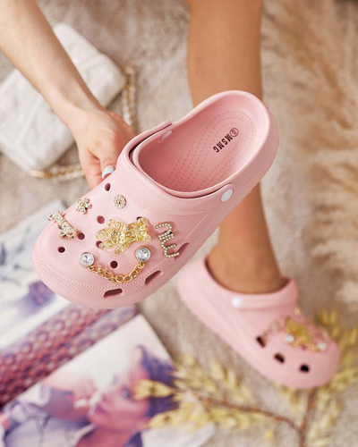 Royalfashion Tongs en caoutchouc pour femme avec ornements Fescas