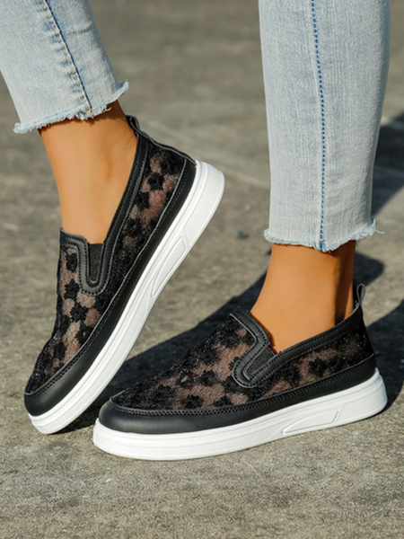 Mocassins en mesh Royalfashion pour femmes avec fleurs Emzos