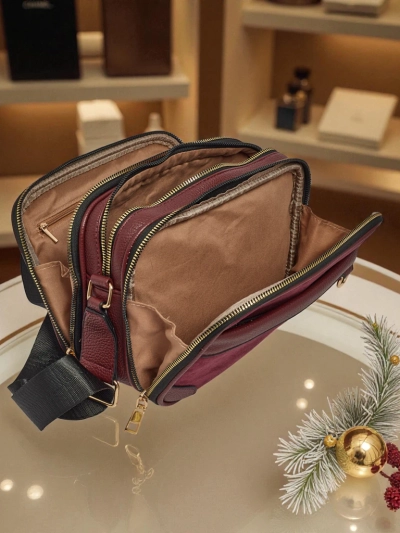 Petit sac à main pour femme en cuir écologique Merlina