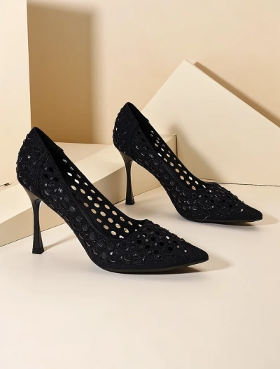 Royalfashion Escarpins ajourés pour femmes Ecatte