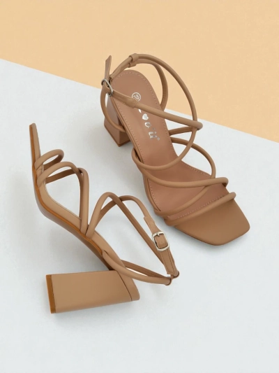 Sandales à talon bloc pour femme Royalfashion Elysia