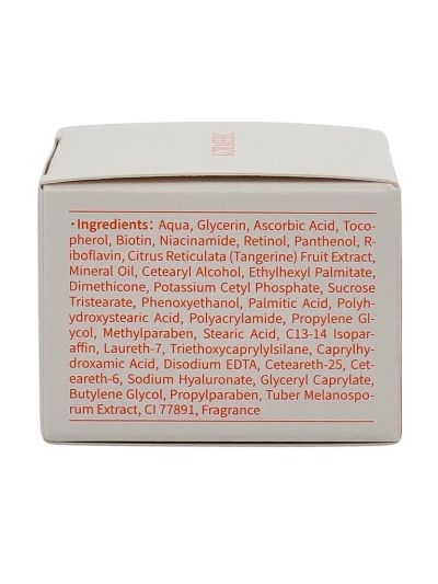Crème visage illuminatrice avec un complexe de 7 vitamines